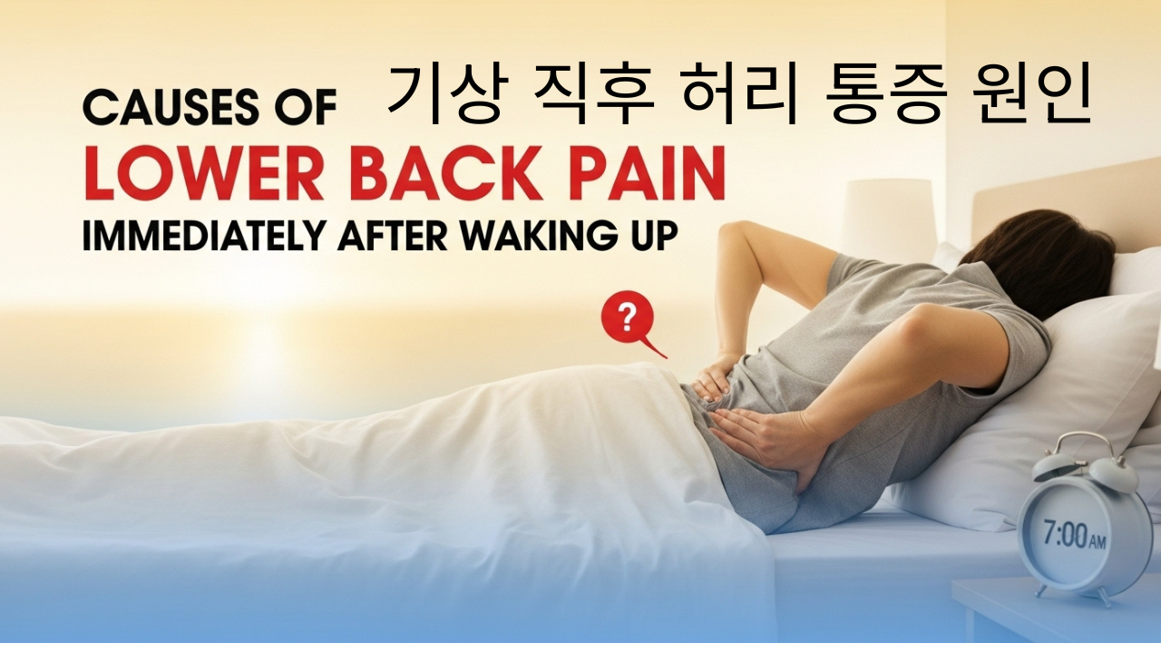 기상-직후-허리-통증-원인