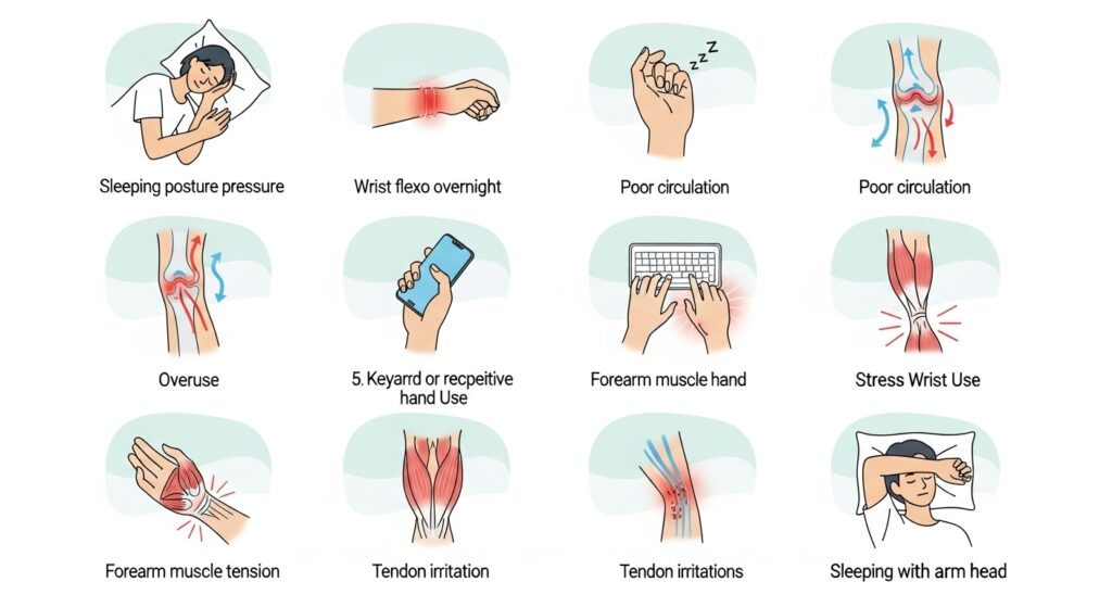 아침 손목통증 원인 체크리스트