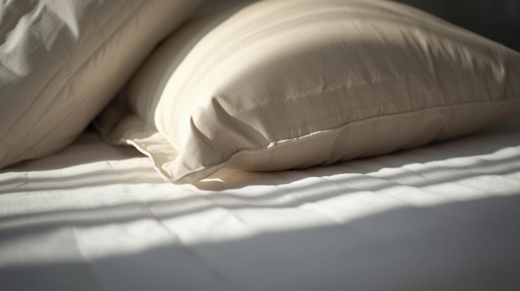 매트리스 베개 위치조정 아침 뻐근함