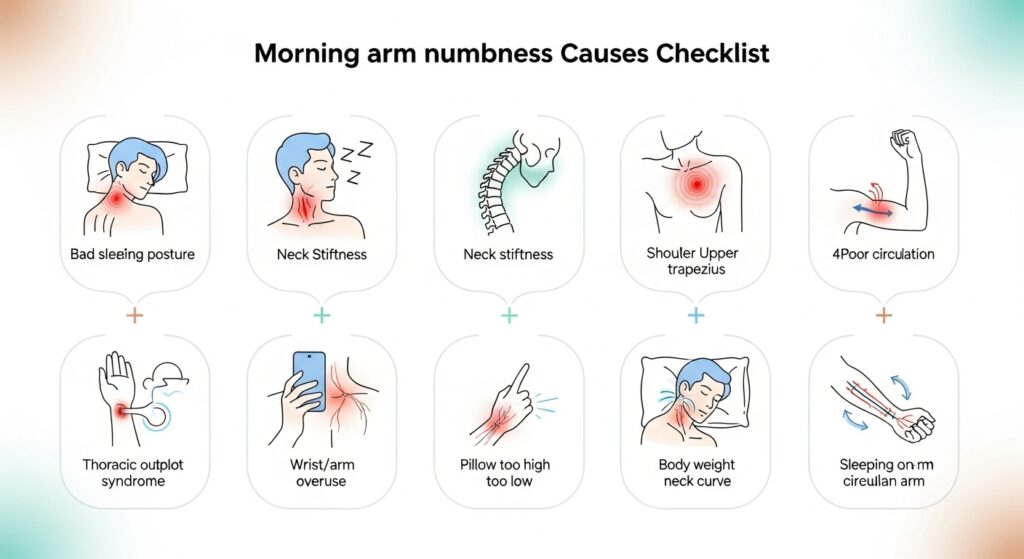 아침 팔 저림 원인 체크리스트