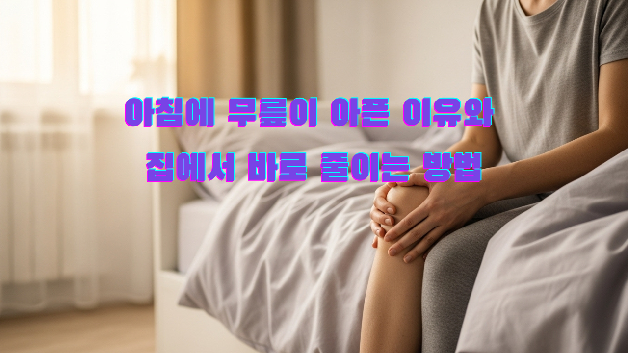 아침에-무릎이-아픈-이유와-집에서-바로-줄이는-방법