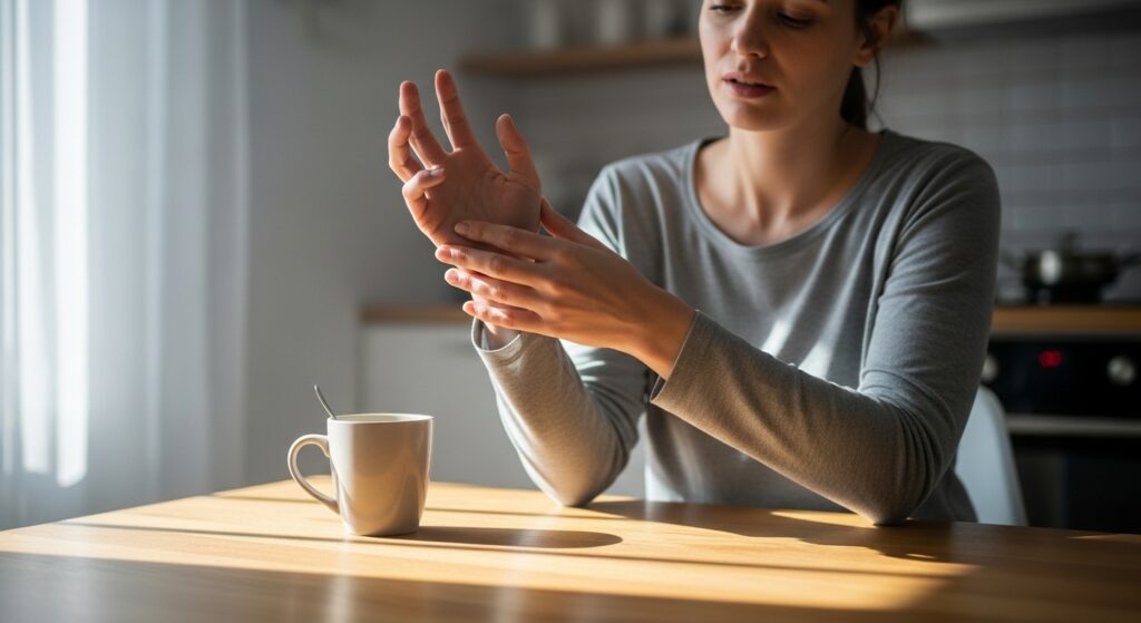 아침에 손이 저리고 둔한 이유