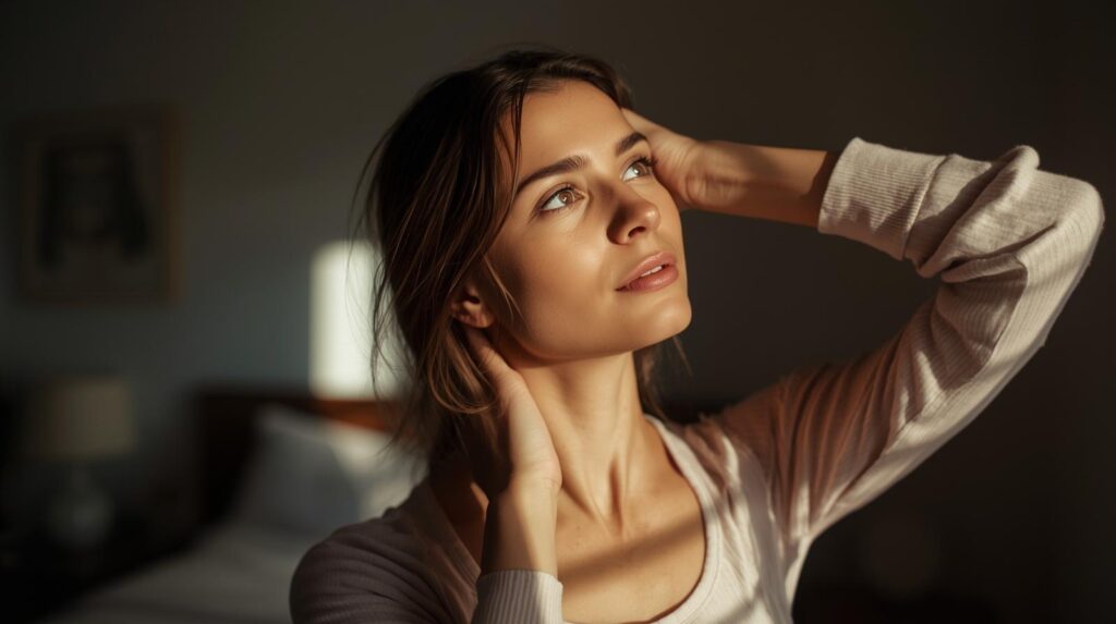 아침 고개가 뻣뻣한 이유와 해결법