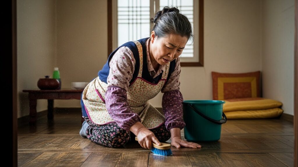 무릎 안쪽에 부담을 줄 수 있는 생활 환경 예시 이미지