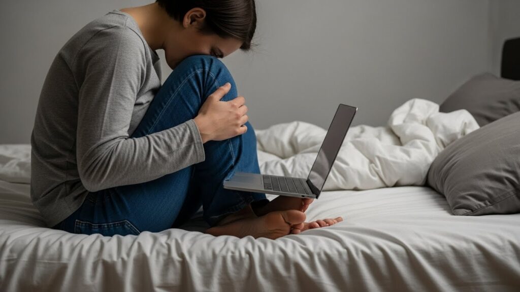 허벅지 바깥쪽에 부담을 줄 수 있는 생활 자세 예시 이미지