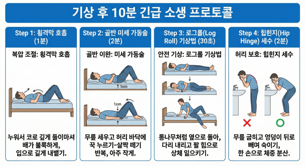기상 후 10분 긴급 소생 프로토콜